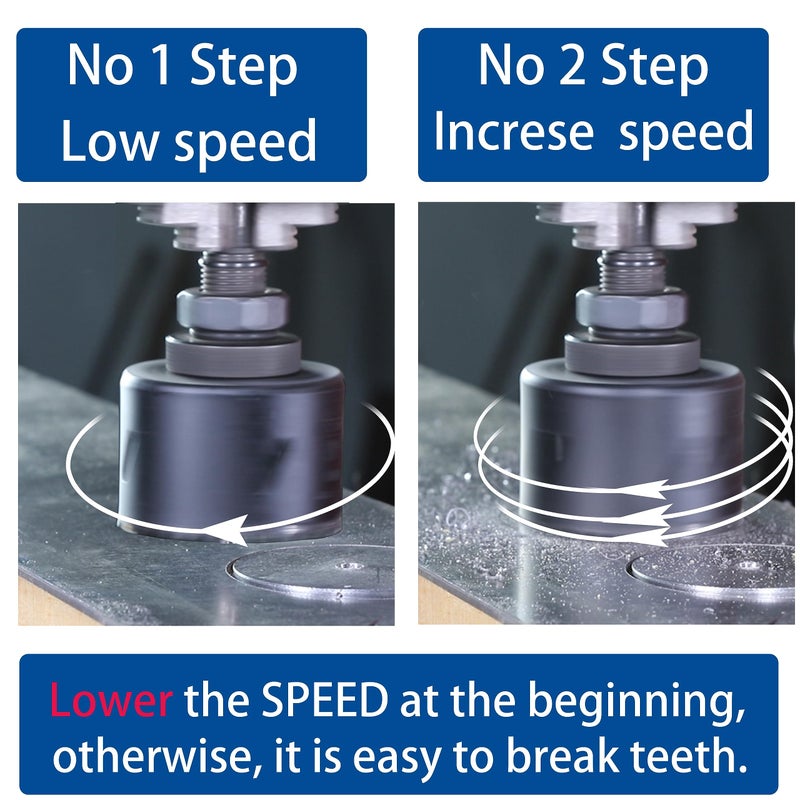 PLG2SUPT 8  HSS Bi Metal Hole Saw Cutter for Wood Drywall Plastic Aluminum Mild Steel Iron Metal Stainless Steel Heavy Duty Hole Saw Bit with Arbor - Image 4